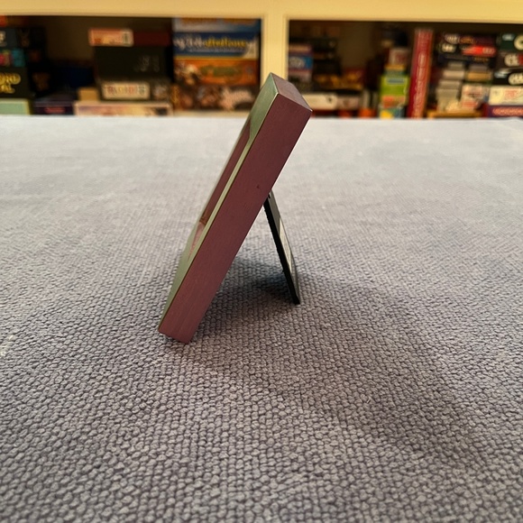 1993 Terragrafics Green and Purple Wooden Picture Frame - Picture 5 of 6